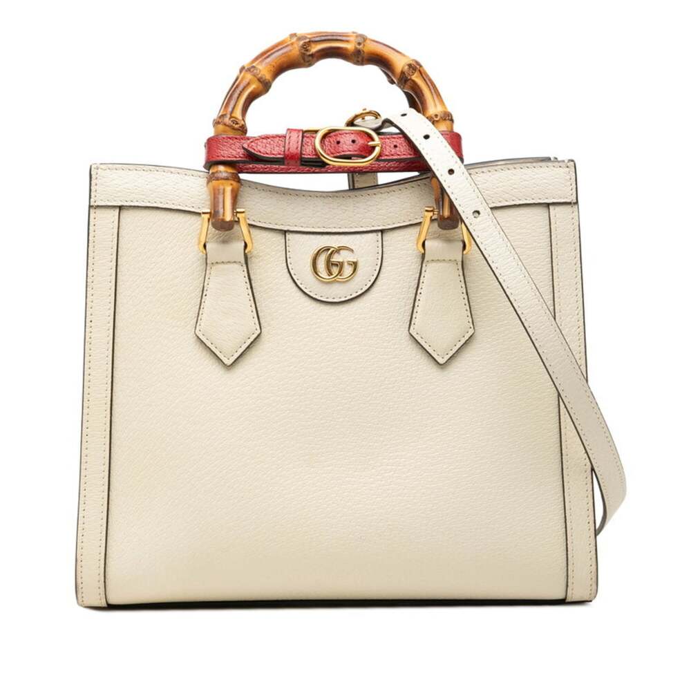 Gucci Diana Nm Bamboo Handle Tote #316412G13B